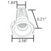 AL-DA2 - Alpha2 2in Ultra-Mini Spot Downlight | 6-Watt Select 27/30/35/4000K | Remodel & New Construction