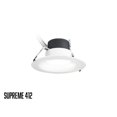 AL-DLC412CCT | Supreme412 | 4" Watt & CCT Select Commercial Downlight