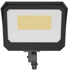 AL-FL356080CCT-* - Flood Light 35/60/80w - CCT + Watt Select Built-in Photocell (Bypassable) 120-277v AC 0-10v Bronze Finish