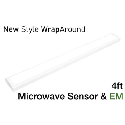AL-NSWA4FT304050CCT/MS/EM - 4' New Style Wrap | MW Sensor + EM | CCT Select | Watt Select