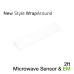 AL-NSWA2FT152025CCT/MS/EM - 2' New Style Wrap Microwave Sensor & EMERGENCY | CCT Select | Watt Select