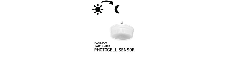 AL-PS12VTL - Plug&Play Twist&Lock Photocell (Factory Default) AL-PS12VTL - Plug&Play Twist&Lock Photocell (Factory Default)