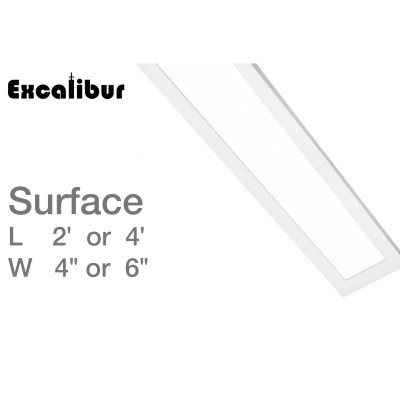 AL-SL*/*/CCT - Excalibur Surface Linear (4"/6" - 2ft/4ft )