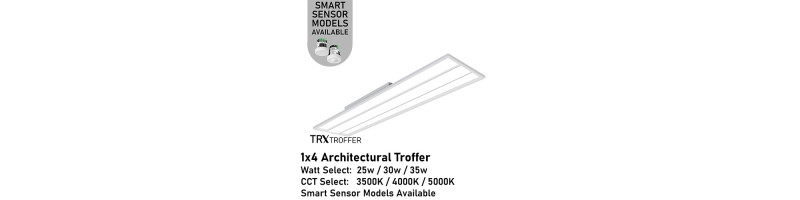AL-TRX-DM-14/3WS/3CCT - TRX 1x4 - Premium Specification 3-D Architectural Troffer | Watt & CCT | 100-277v 25/30/35w 3500/4000/5000K 0-10v AL-TRX-DM-14/3WS/3CCT - TRX 1x4 - Premium Specification 3-D Architectural Troffer | Watt & CCT | 100-277v 25/30/35w 3500/4000/5000K 0-10v
