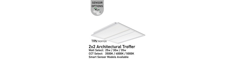 AL-TRX-DM-22/3WS/3CCT - TRX 2x2 - Premium Specification 3-D Architectural Troffer | Watt & CCT | 100-277v 25/30/35w 3500/4000/5000K 0-10v AL-TRX-DM-22/3WS/3CCT - TRX 2x2 - Premium Specification 3-D Architectural Troffer | Watt & CCT | 100-277v 25/30/35w 3500/4000/5000K 0-10v