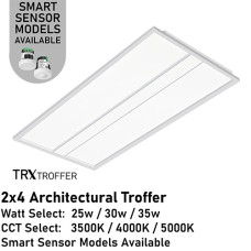 AL-TRX-DM-24/3WS/3CCT - TRX 2x4 - Premium Specification 3-D Architectural Troffer | Watt & CCT | 100-277v 30/40/50w 3500/4000/5000K 0-10v AL-TRX-DM-24/3WS/3CCT - TRX 2x4 - Premium Specification 3-D Architectural Troffer | Watt & CCT | 100-277v 30/40/50w 3500/4000/5000K 0-10v