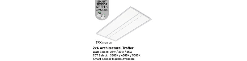 AL-TRX-DM-24/3WS/3CCT - TRX 2x4 - Premium Specification 3-D Architectural Troffer | Watt & CCT | 100-277v 30/40/50w 3500/4000/5000K 0-10v AL-TRX-DM-24/3WS/3CCT - TRX 2x4 - Premium Specification 3-D Architectural Troffer | Watt & CCT | 100-277v 30/40/50w 3500/4000/5000K 0-10v