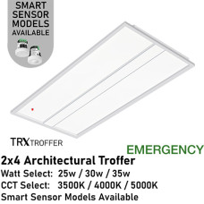 AL-TRX-DM-24/3WS/3CCT/EM - TRX 2x4 EMERGENCY - Premium Specification 3-D Architectural Troffer | Watt & CCT | 100-277v 30/40/50w 3500/4000/5000K 0-10v AL-TRX-DM-24/3WS/3CCT/EM - TRX 2x4 EMERGENCY - Premium Specification 3-D Architectural Troffer | Watt & CCT | 100-277v 30/40/50w 3500/4000/5000K 0-10v