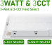 AL-TRX-DM-22/3WS/3CCT - TRX 2x2 - Premium Specification 3-D Architectural Troffer | Watt & CCT | 100-277v 25/30/35w 3500/4000/5000K 0-10v