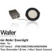 AL-WDL495CCT/BK - Wafer Downlight - 5-CCT Select Flicker Free 120v AC Triac Dimmable White Finish AL-WDL495CCT/BK - Wafer Downlight - 5-CCT Select Flicker Free 120v AC Triac Dimmable White Finish
