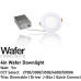 AL-WDL495CCT/WH - Wafer Downlight - 5-CCT Select Flicker Free 120v AC Triac Dimmable White Finish AL-WDL495CCT/WH - Wafer Downlight - 5-CCT Select Flicker Free 120v AC Triac Dimmable White Finish