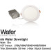 AL-WDL6125CCT/WH - 6" Wafer Downlight - 5-CCT Select Flicker Free 120v AC Triac Dimmable White Finish AL-WDL6125CCT/WH - 6" Wafer Downlight - 5-CCT Select Flicker Free 120v AC Triac Dimmable White Finish