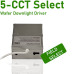 AL-WDL495CCT/BK/EM - Emergency Wafer Downlight - 5-CCT Select Flicker Free 120v AC Triac Dimmable White Finish AL-WDL495CCT/BK/EM - Emergency Wafer Downlight - 5-CCT Select Flicker Free 120v AC Triac Dimmable White Finish