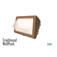 AL-WP8010020CCT-EM - EMERGENCY Traditional Wall Pack | CCT & Watt Select 120v-277v 0-10v IP65 IK08 Bronze Finish AL-WP8010020CCT-EM - EMERGENCY Traditional Wall Pack | CCT & Watt Select 120v-277v 0-10v IP65 IK08 Bronze Finish
