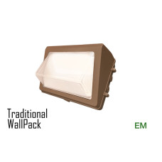 AL-WP8010020CCT-EM - EMERGENCY Traditional Wall Pack | CCT & Watt Select 120v-277v 0-10v IP65 IK08 Bronze Finish AL-WP8010020CCT-EM - EMERGENCY Traditional Wall Pack | CCT & Watt Select 120v-277v 0-10v IP65 IK08 Bronze Finish
