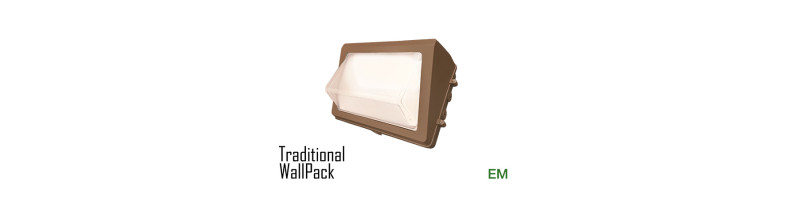 AL-WP8010020CCT-EM - EMERGENCY Traditional Wall Pack | CCT & Watt Select 120v-277v 0-10v IP65 IK08 Bronze Finish AL-WP8010020CCT-EM - EMERGENCY Traditional Wall Pack | CCT & Watt Select 120v-277v 0-10v IP65 IK08 Bronze Finish