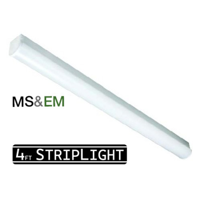 AL-ST4FT30/40/50/MS/EM - 4' LED Strip Light | MICROWAVE SENSOR & EMERGENCY | CCT Selectable | Power Selectable - STRIPLIGHT